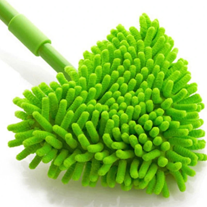 Multi-Purpose Triangular Mop Heads Mini Brush Head Replacement Rotatable Adjustable Home Wall Ceiling Floor Cleaning Dropship