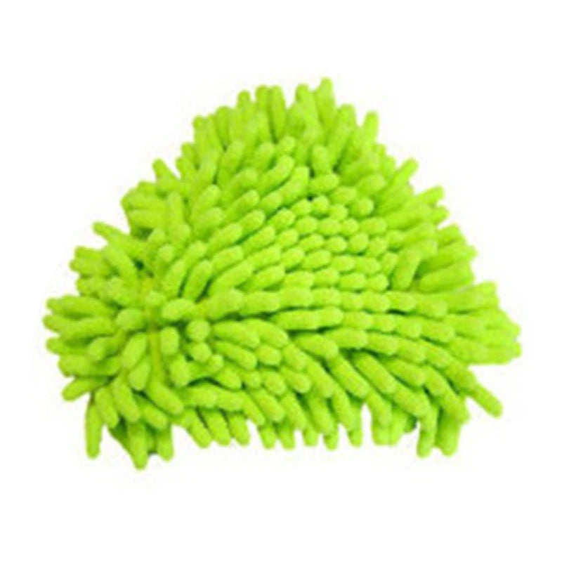 Multi-Purpose Triangular Mop Heads Mini Brush Head Replacement Rotatable Adjustable Home Wall Ceiling Floor Cleaning Dropship