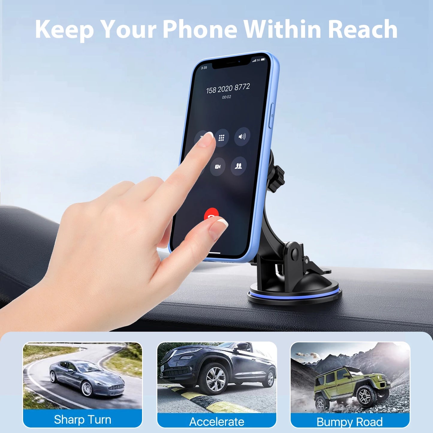 Phone Holders For Your Car Upgraded Car Phone Holder Mount Truck Stand Universal Phone Holder Car Accessories For Dashboard