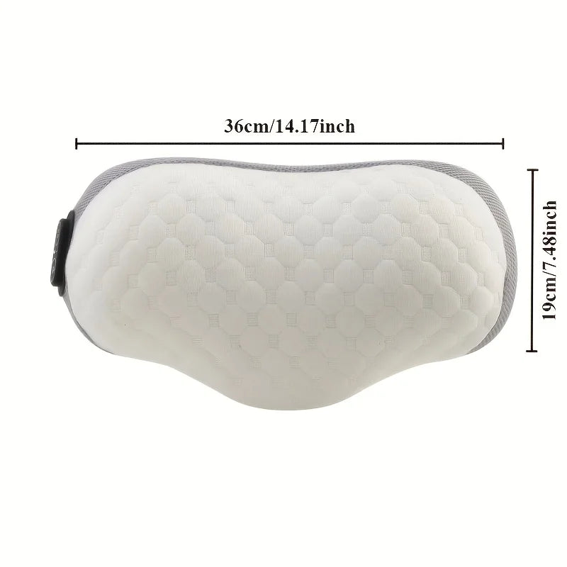 USB Powered Memory Foam Neck PillowWith heat and vibration massage|Ergonomic hexagonal design,Provide the best support