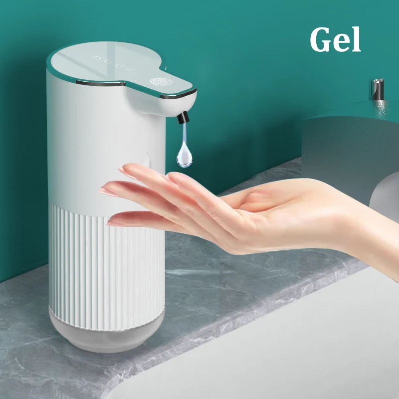 Automatic Infrared Sensor Soap Dispenser Hand Sanitizer Dispenser Wall Mounted Bathroom Kitchen 4-speed Adjustable Rechargeable