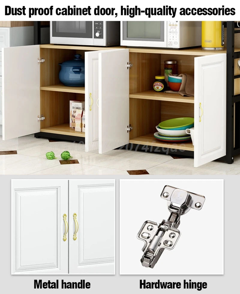 Kitchen Islands Shelf Storage Rack Home Organizer Cabinet Furniture With Non-slip Feet For Kitchens Complete Cabinets