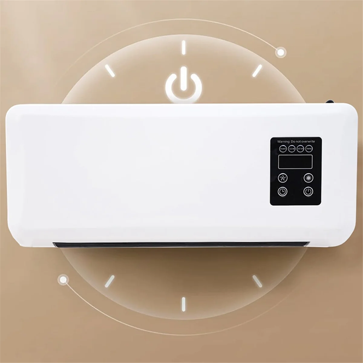 Cooling and Heating Dual-Purpose Heater Household Wall-Mounted Electric Heater Small Air Conditioner EU Plug