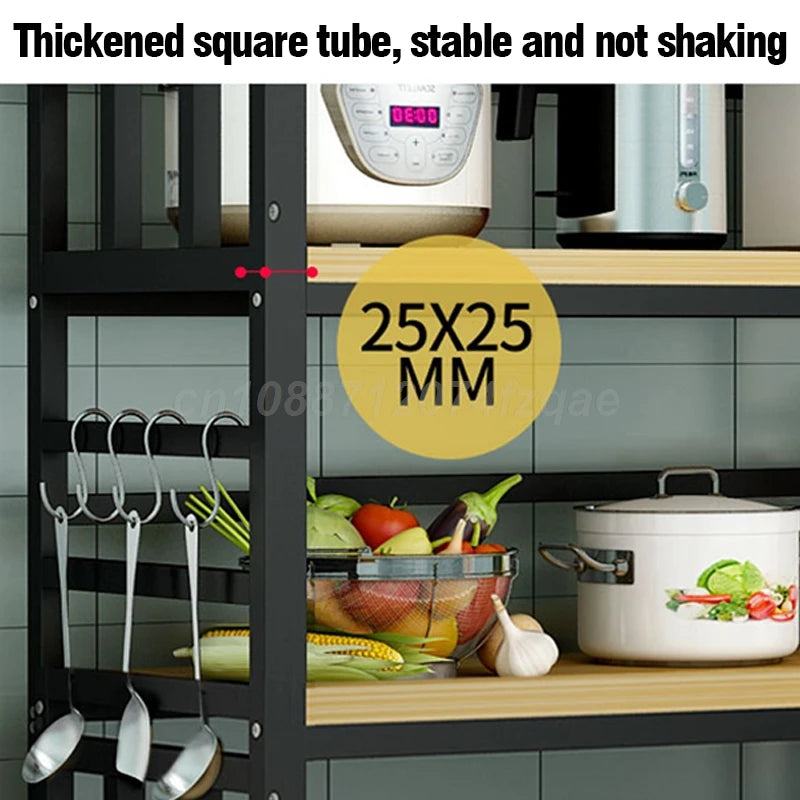 Kitchen Islands Shelf Storage Rack Home Organizer Cabinet Furniture With Non-slip Feet For Kitchens Complete Cabinets
