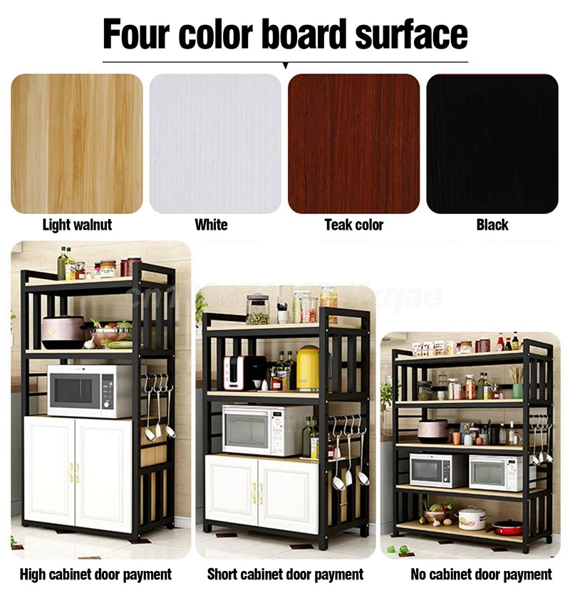 Kitchen Islands Shelf Storage Rack Home Organizer Cabinet Furniture With Non-slip Feet For Kitchens Complete Cabinets
