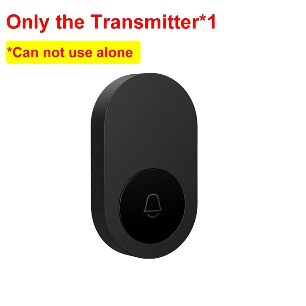 Wireless Doorbell for Home Outdoor USB Smart Door Bell 4-speed Volume Adjust DC 5V Pairing Remote Control 38 Songs Bed Care Call