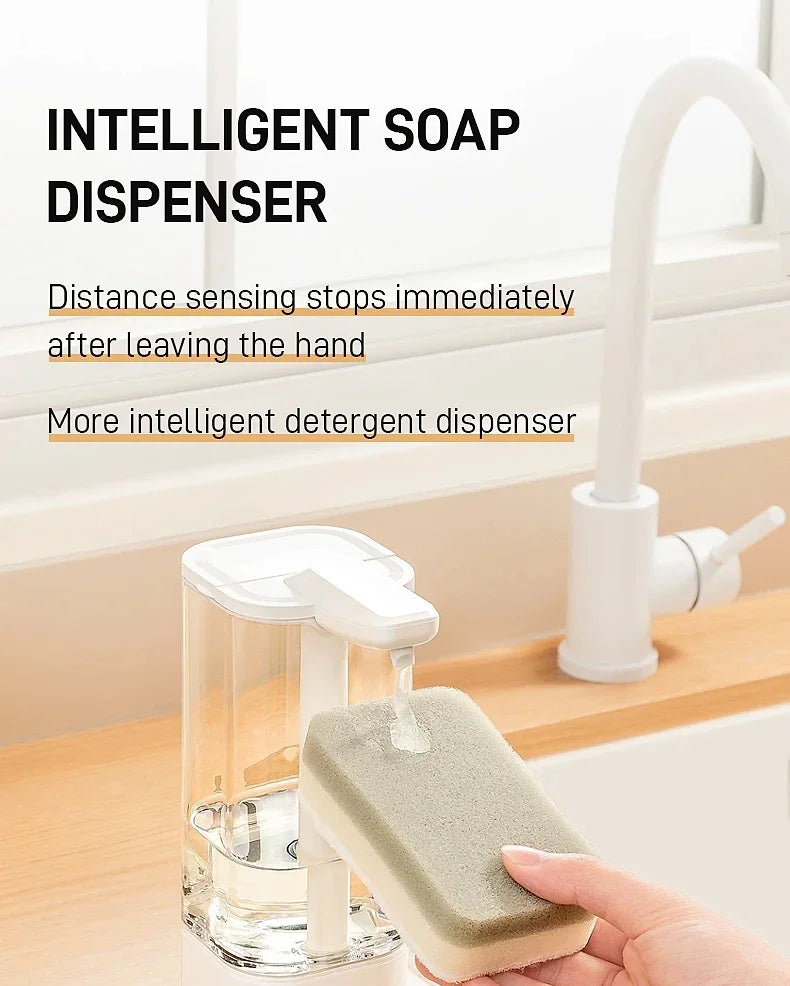 Automatic Sensor Hand Sanitizer Machine Dish Soap Machine Body Wash Shampoo Smart Distance Sensing Kitchen Home Dispenser Toilet