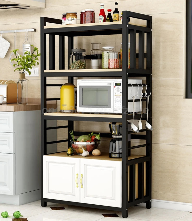 Kitchen Islands Shelf Storage Rack Home Organizer Cabinet Furniture With Non-slip Feet For Kitchens Complete Cabinets