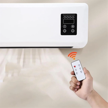 Cooling and Heating Dual-Purpose Heater Household Wall-Mounted Electric Heater Small Air Conditioner EU Plug