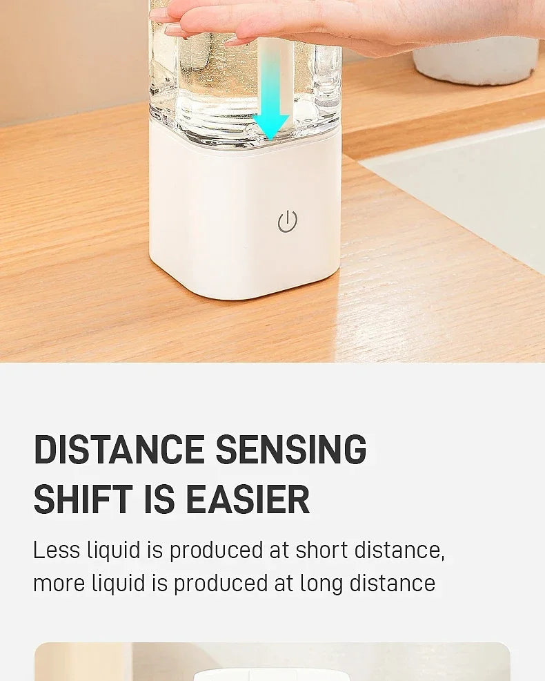 Automatic Sensor Hand Sanitizer Machine Dish Soap Machine Body Wash Shampoo Smart Distance Sensing Kitchen Home Dispenser Toilet