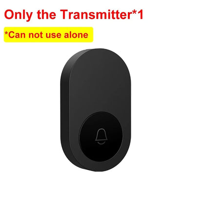Wireless Doorbell for Home Outdoor USB Smart Door Bell 4-speed Volume Adjust DC 5V Pairing Remote Control 38 Songs Bed Care Call